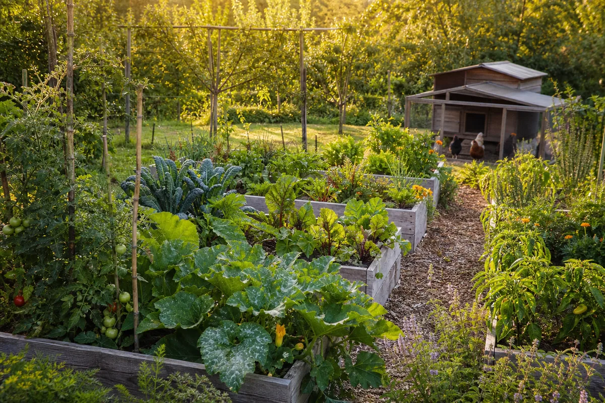 Jardin de production : aménager un jardin nourricier chez soi